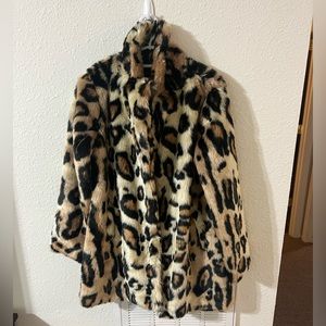 Jessica Simpson Leopard Coat
